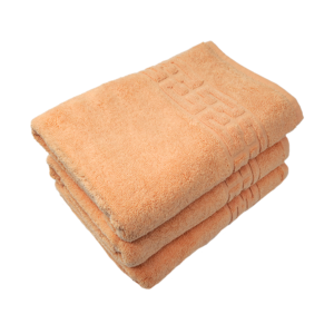 **Set 3 Prosoape Bumbac 70x130cm 500g/mp Greek Border Peach - Lux și Confort** Descoperă eleganța și confortul cu setul