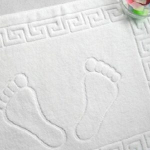 **Set 4 Covorașe de Baie din Bumbac Pakistanez - 50x70cm, 850g/mp - Absorbante și Rezistente** Descoperă confortul și